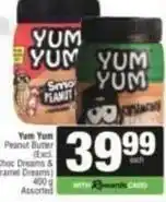 SuperSpar Yum yum - peanut butter offer