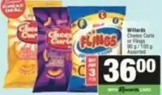 SuperSpar Willards - cheese curls or flings offer