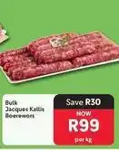 Makro Bulk boerewors offer