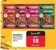 Makro Knorr - soya mince offer