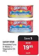 Makro Lucky star - shredded tuna in water or vegetable oil offer