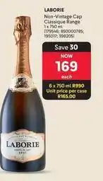Makro Laborie - non-vintage cap classique range 1 x 750 ml (179546: 850000785 195017 398205) offer