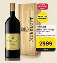 Makro Merlot 1999 vintage or merlot 2000 1x 3l (850047983 850047981) offer