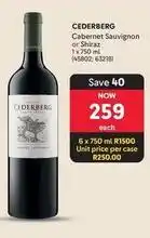 Makro Cabernet sauvignon or shiraz (45802 63218) offer