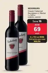 Makro Nederburg - classic cabernet sauvignon or merlot (438232 438235) offer