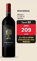 Makro Boschendal - nicolas 1 x 750 ml (381919) offer