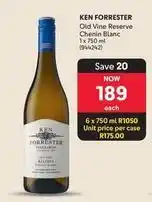 Makro Ken forrester - old vine reserve chenin blanc 1 x 750 ml (944242) offer