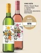 Makro White, sweet rosé or sweet red 1 x 750 ml offer