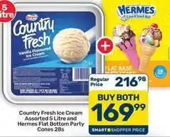 Pick n Pay Hypermarket Country fresh - ice cream and party cones offer