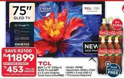 Pick n Pay Hypermarket Total - 75 qled tv offer