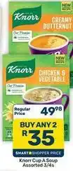 Pick n Pay Hypermarket Knorr - cup a soup assorted 3/4s offer