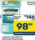 Pick n Pay Hypermarket Listerine - cool mint or total care mouthwash offer
