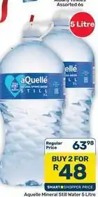 Pick n Pay Hypermarket Aquelle - mineral still water 5 litre offer