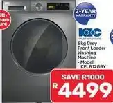 Pick n Pay Hypermarket Trust - 8kg grey front loader washing machine kfl812gry offer