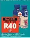 Checkers Clover - super m protein shake offer