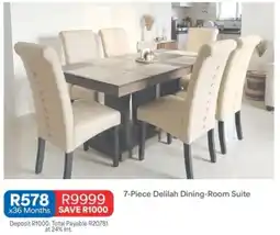 OK Furniture Delilah Dining-Room Suite offer