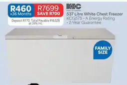 OK Furniture KIC White Chest Freezer offer