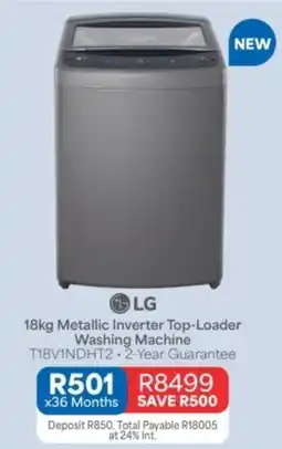OK Furniture LG Metallic Inverter Top-Loader Washing Machine offer