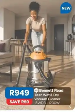 OK Furniture Bennett Read Titan Wet & Dry Vacuum Cleaner offer