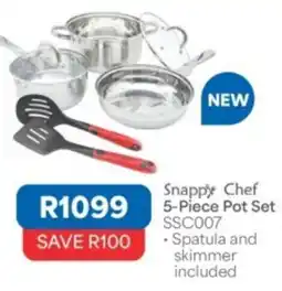 OK Furniture Snappy Chef 5-Piece Pot Set offer