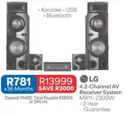 OK Furniture LG 4.2-Channel AV Receiver System offer