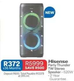 OK Furniture Hisense Party Thunder TW Stereo Speaker offer