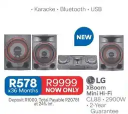 OK Furniture LG XBoom Mini Hi-Fi offer