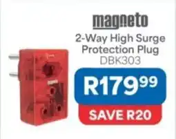OK Furniture magneto 2-Way High Surge Protection Plug offer