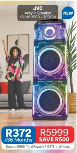 OK Furniture JVC Acrylic Speaker offer