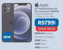 OK Furniture Apple 6.1" 64GB iPhone 12 offer