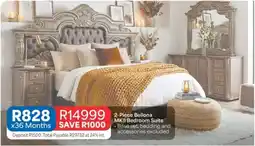 OK Furniture 2-Piece Bellona MKII Bedroom Suite offer