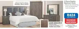 OK Furniture 2-Piece Sophia Bedroom Suite offer