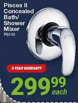Mica Pisces II Concealed Bath/Shower Mixer ICON offer