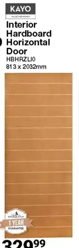 Mica KAYO Interior Hardboard Horizontal Door offer