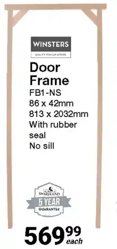 Mica Winsters Door Frame offer