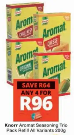 Checkers Hyper Knorr Aromat Seasoning Trio Pack Refill All Variants offer