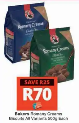 Checkers Hyper Bakers Romany Creams Biscuits offer