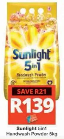 Checkers Hyper Sunlight 5in1 Handwash Powder offer