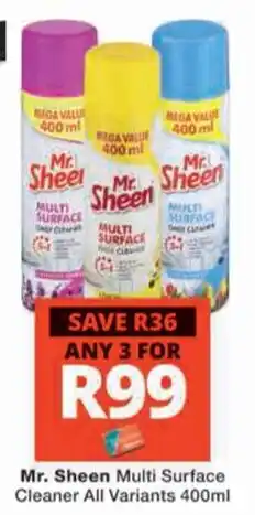 Checkers Hyper Mr. Sheen Multi Surface Cleaner offer