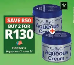Checkers Hyper Reitzer's Aqueous Cream offer