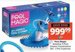 Checkers Hyper Pool Magic Splasher II Pool Cleaner Combination Set offer