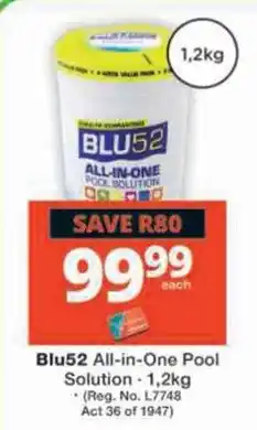 Checkers Hyper Blu52 All-in-One Pool Solution offer