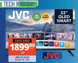 Checkers Hyper JVC 4K QLED Smart TV - 32" offer