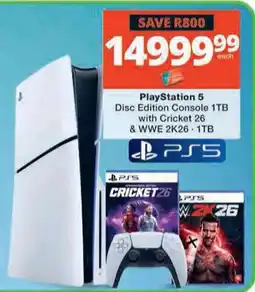 Checkers Hyper PlayStation 5 Disc Edition Console 1TB offer
