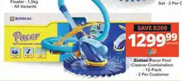 Checkers Hyper Zodiac Pacer Pool Cleaner Combination offer