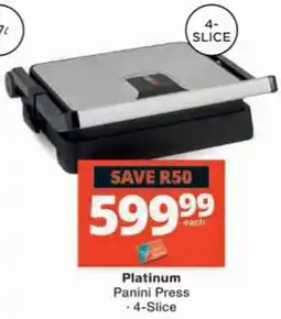 Checkers Hyper Platinum Panini Press offer