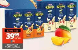 Checkers Clover Krush Fruit Nectar Blend offer