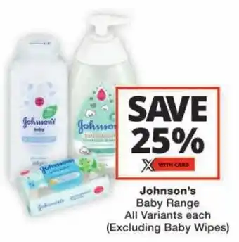 Johnson's Baby Range