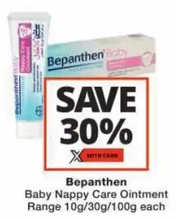Checkers Bepanthen Baby Nappy Care Ointment Range offer