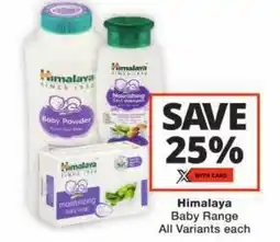 Checkers Himalaya Baby Range offer